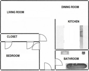 1BED FLAT
